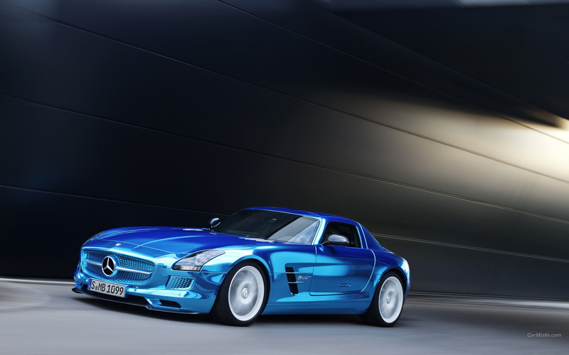 amg, mercedes, hd, motion, sls, blur, cars, 2K, gullwing