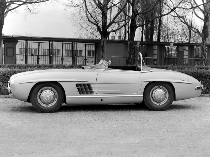 300, 1080P, supercars, 1957, mercedes, w198, retro, sls, supercar