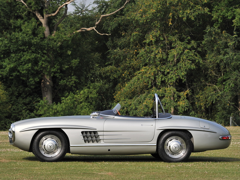 retro, mercedes, w198, supercar, 300, benz, 1080P, 1957, sls