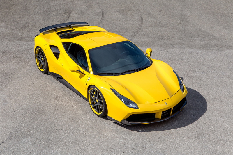 rosso, supercar, tuning, ferrari, gtb, 488, 2016, custom, novitec, 4K