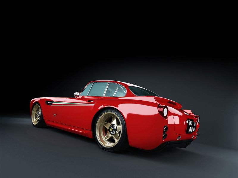 profile view, sports car, car, land vehicle, red, mode of transportation, ferrari f340 gullwing america, wheel, indoors, metal, motor vehicle, chrome, racecar