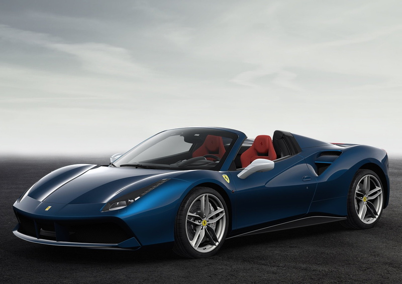 cars, ferrari, 488, show, spider, anniversary, paris, edition, motor, 1080P, 70th, 2016