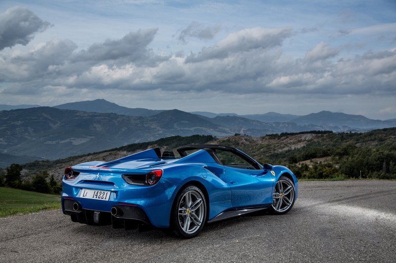 ferrari 488 spider, 4K