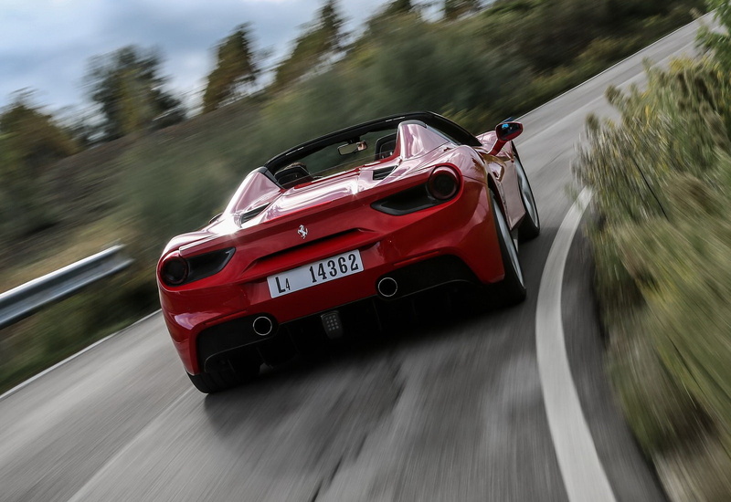 on the move, (2016), luxury, 488, day, ferrari, motor vehicle, blurred motion, land vehicle, motion, no people, nature, tree, car, transportation, sports car