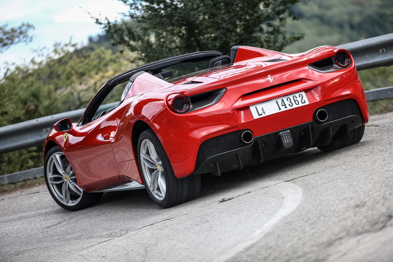488, ferrari, 2015, 4K, supercar, spider