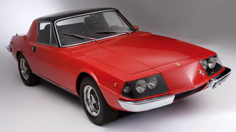 Ferrari, Sport Car, Car, Ferrari 330 GTC by Zagato, Old Car, 1080P, Red Car, Grand Tourer, Convertible