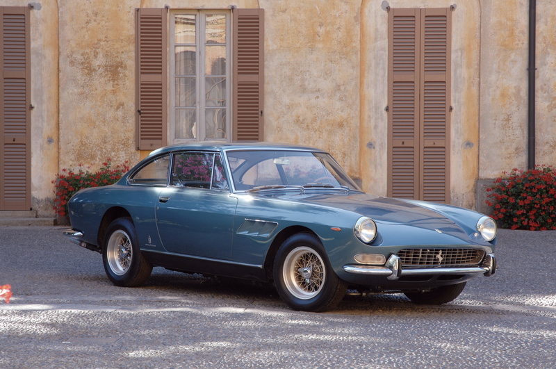 330, 4K, Retro, Blue, Pavers, Ferrari
