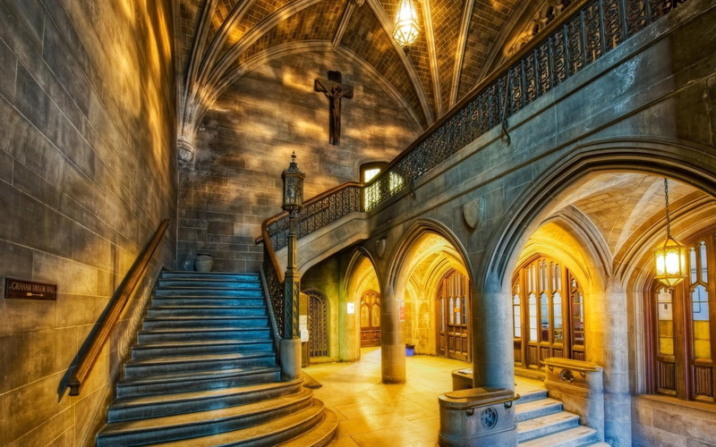 nature and landscapes, hdr, beautiful, interior, 1080P, church