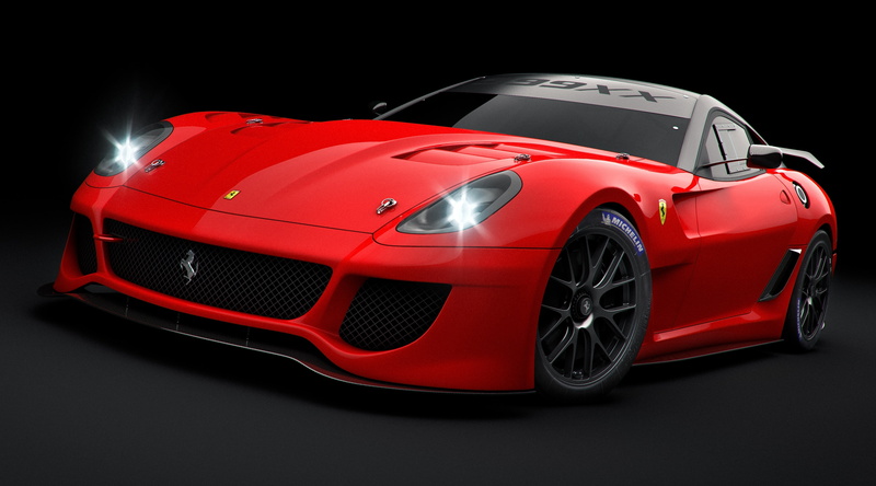 wheel, clean, studio shot, black background, luxury, no people, mode of transportation, professional sport, convertible, sport, coupe, 599xx, 4K, auto racing