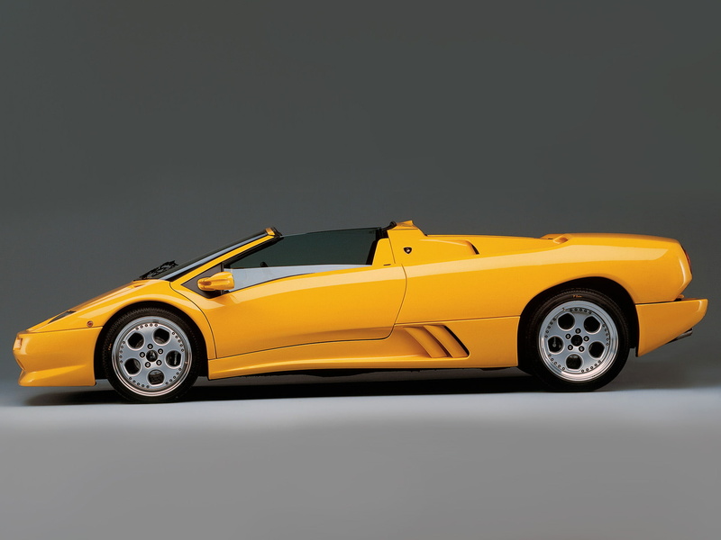 supercar, diablo vt, lamborghini, roadster, diablo, 1080P, 1998, supercars