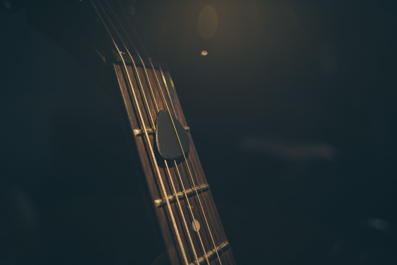 music, musical instrument, night, indoors, guitar pick, nature, performance, studio shot, no people, acoustic guitar, fretboard, rock music, string instrument