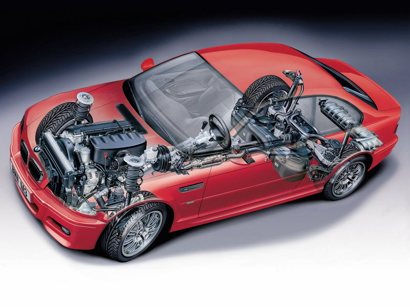 e46, bmw-m3, 2000, 1080P, cutaway, coupe