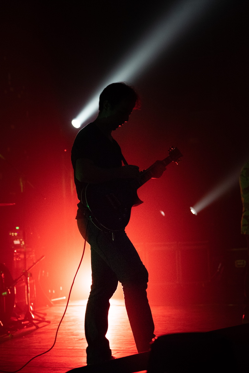  string instrument, nightlife, music, playing, rock music, red, artist, event, musical instrument, plucking an instrument, guitar, electric guitar