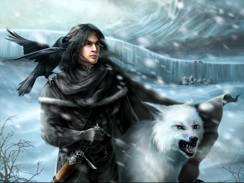 book, 1080P, ice, fire, fantasy, warrior, artwork, art, song
