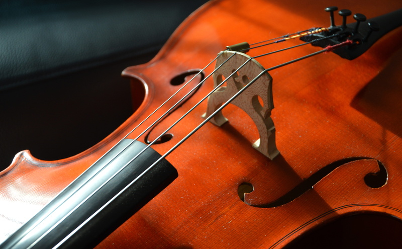 brown, photography, stringed instrument, string instrument, 5K, musical instrument string, black color, cello, still life, violin, close, close-up, classic