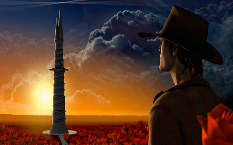 dark, roland, hd, tower, deschain, 720P, Fields, x, art, Dark Tower, gunslinger, nature