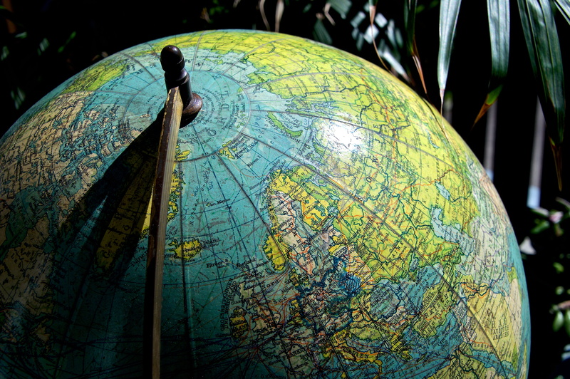 green color, sphere, globe, photo, scandinavia, travel, north pole, 5K, nature, home decor, nostalgia, antiques, close, rustic, direction, globe - man made object