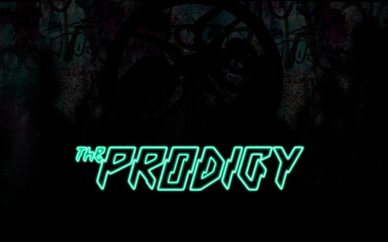 green color, wall - building feature, The prodigy, Name, capital letter, guidance, night, wall, information sign, close-up, western script, architecture