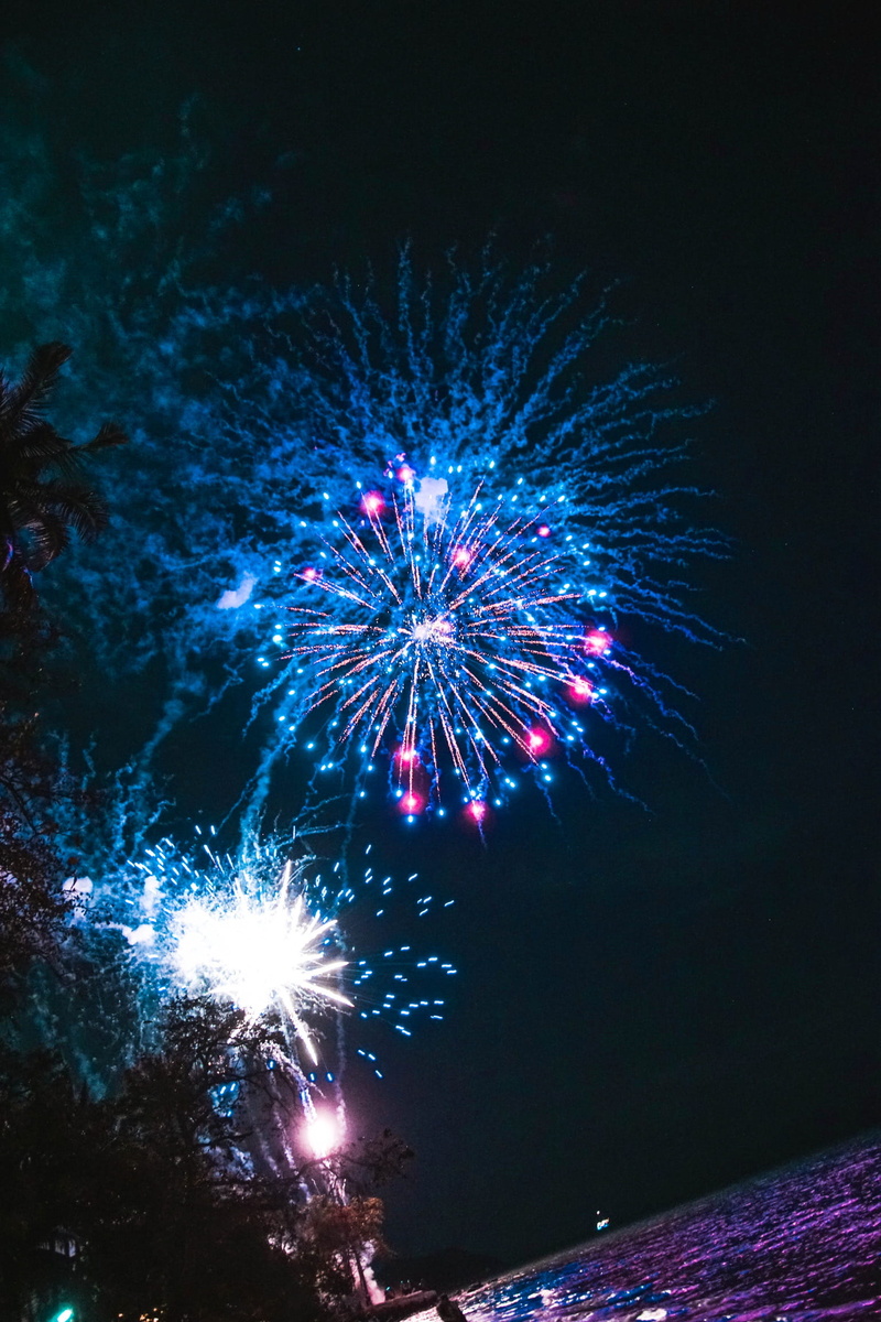 illuminated, thailand, 2018, no people, multi colored, celebrate, outdoors, light, event, blurred motion, 1080P, glowing, firework - man made object, motion