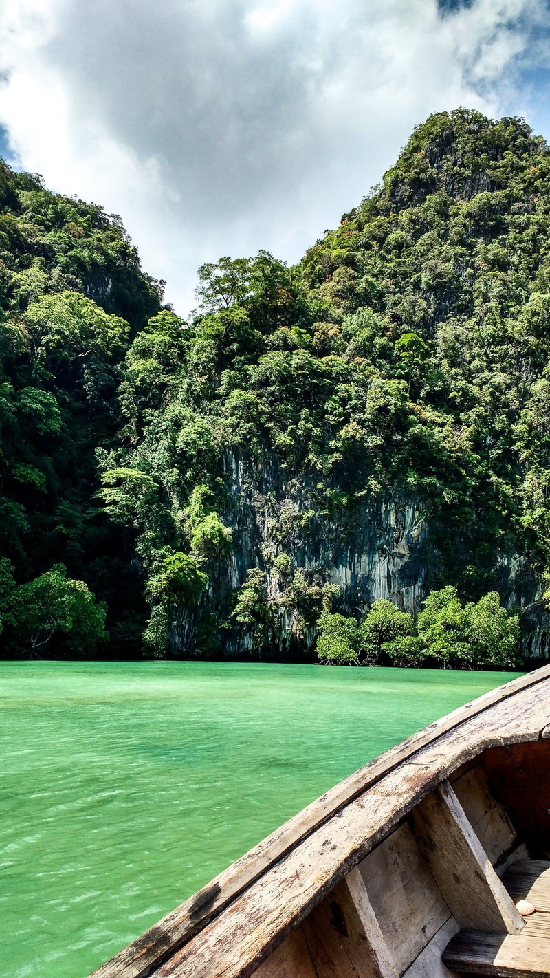 islands, boot, tranquil scene, growth, mountains, outdoors, scenics - nature, more, ship, no people, 1080P, water, fishing boat, tranquility, green color