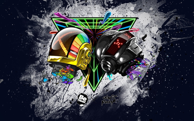 punk, 1080P, daft, daft punk, artistic