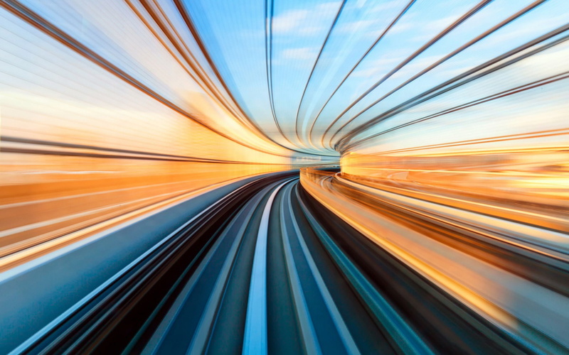 abstract, railroad track, faster, hd, no people, long exposure, diminishing perspective, high, quality, travel, 1080P, rail transportation, transportation