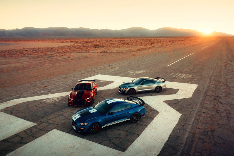 Muscle Car, Ford Mustang Shelby, Red Car, Blue Car, Car, Silver Car, Vehicle, Ford Mustang Shelby GT500, Ford Mustang, Ford, 2K