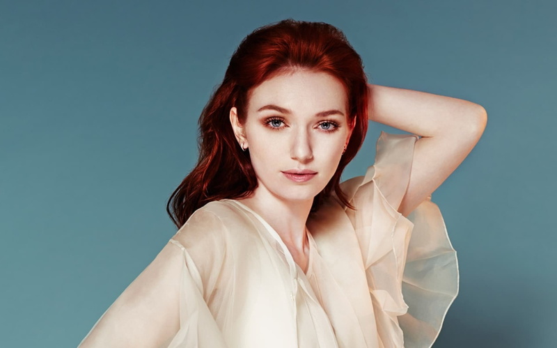 British, Blue Eyes, Eleanor Tomlinson, Redhead, Actress, Actresses, 1080P