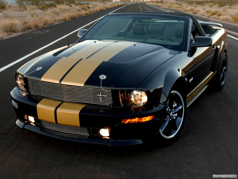 car, Shelby GT500 Roadster 2010, headlight, 720P, mode of transportation, no people, retro styled, street, city, transportation, land vehicle, high angle view