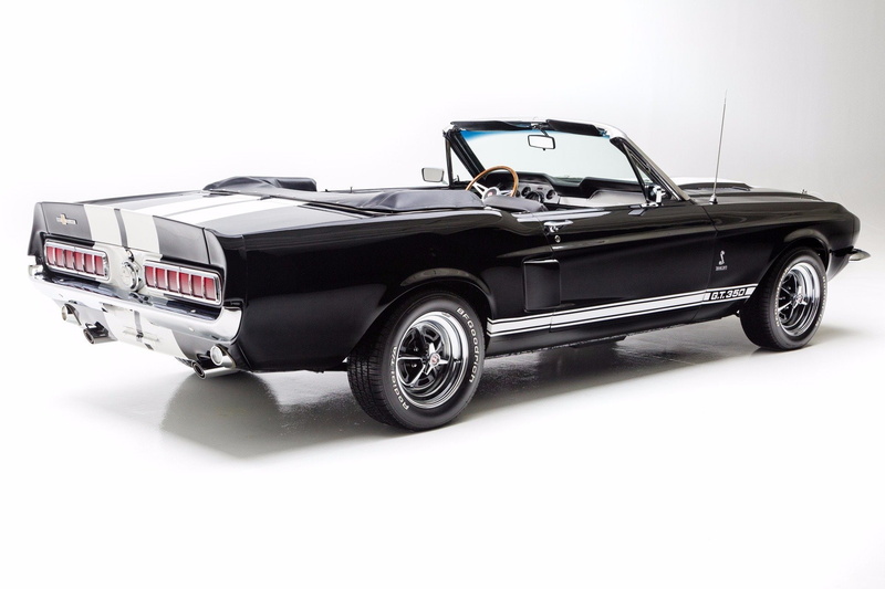 cars, 1080P, 1967, shelby, black, convertible, ford, gt350, mustang