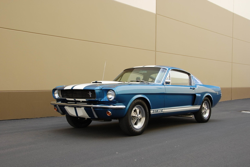 Shelby GT350, Muscle Car, Fastback, Ford, 1080P, Blue Car, Car, Ford Shelby GT350