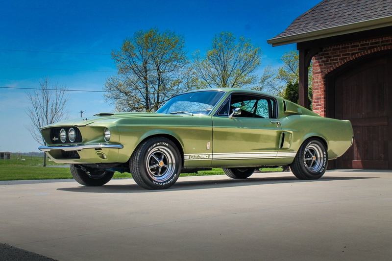 Shelby GT350, Car, Fastback, Ford, Ford Shelby GT350, 1080P, Green Car, Muscle Car