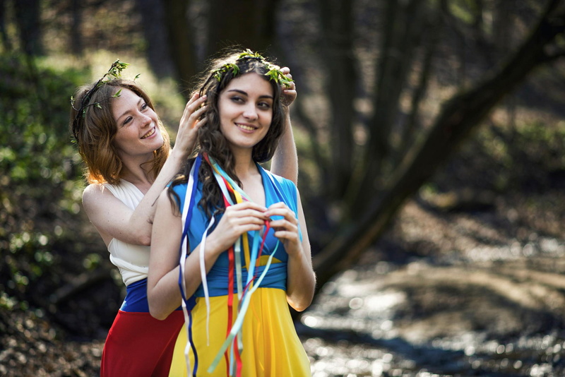 cute, tree, sisters, girls, caucasian Ethnicity, nature, Russia, plant, smiling, holding, summer, lifestyles, sport, teenager, beauty, brown Hair, one Person