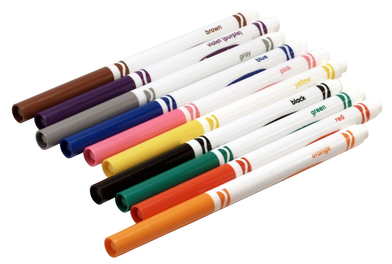 indoors, white background, writing instrument, pencil, variation, cut out, crayola, multi colored, art and craft, white color, assorted, studio shot, office