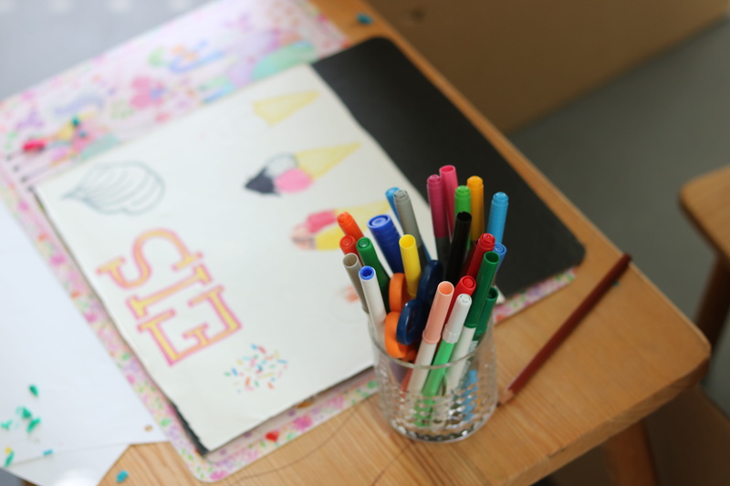 writing instrument, pencil, multi colored, pen, education, variation, choice, pens, creative, ice cream parlour, color, creativity, no people, craft, homemade