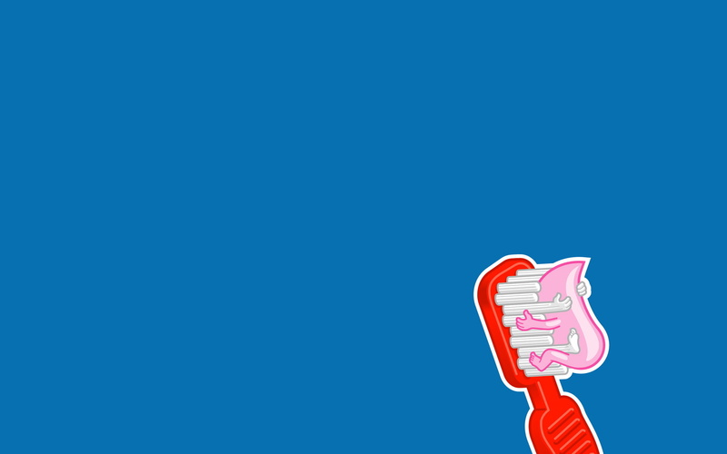 copy space, 720P, humor, colored background, blue background, nature, toothbrush, representation, blue, creativity, sweet, food, sweet food, no people