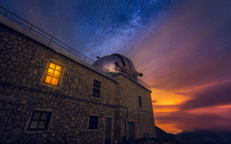 night, nature, hd, stars, 1080P, observatory