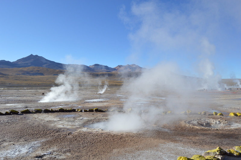 nature, erupting, physical geography, non-urban scene, chile, geology, heat - temperature, hot spring, sky, 5K, landscape, mountain, scenics - nature
