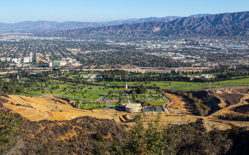 griffith park backgrounds, 4K, Download 3840x2400 Hollywood, Mountains, hollywood