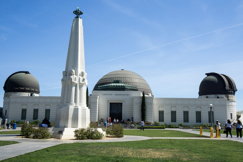 plant, Griffith Observatory, griffith, travel, clear sky, dome, tourism, observatory, spirituality, place of worship, travel destinations, built Structure