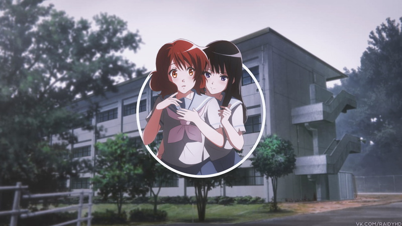 1080P, anime, anime girls, Hibike! Euphonium, picture-in-picture