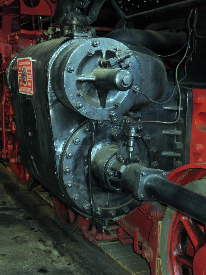track, transportation, steam locomotive, no people, travel, wheel, day, railroad car, drive axle, outdoors, museum, engine, metal, train, railway, steam train