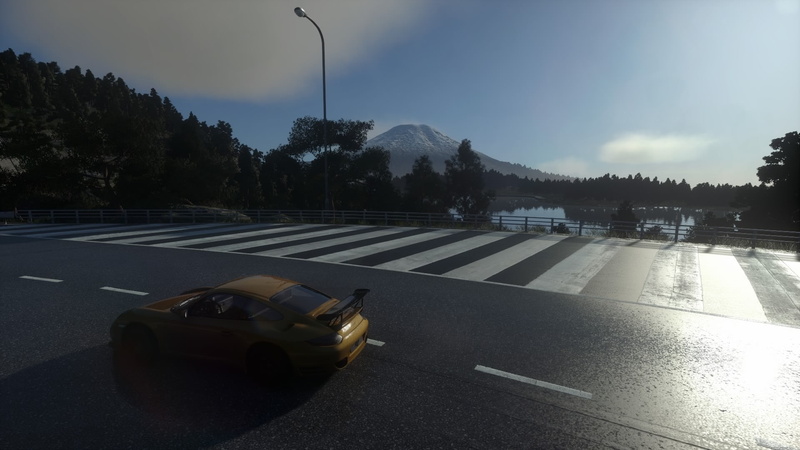 wheel, sunlight, transportation, road, motor vehicle, marking, sign, mode of transportation, sport, street, 1080P, no people, road marking, symbol, Driveclub