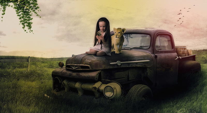 lifestyles, mode of transportation, beautiful woman, Creative, outdoors, young women, land vehicle, portrait, paradise, photoshop, babylion, 1080P, transportation