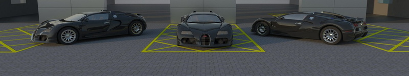 Bugatti, Bugatti Veyron, 1080P, Vray
