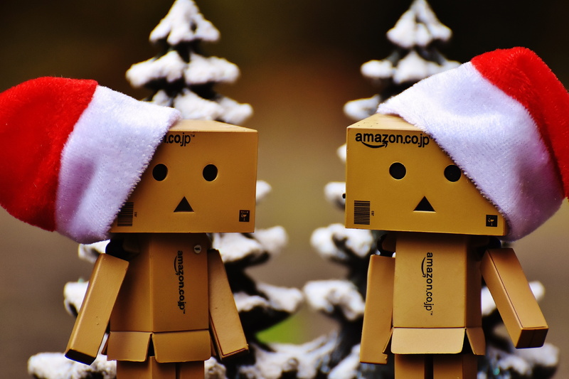 toy, packages, made, banner, send, cute, valentines day, holiday - event, for two, focus on foreground, holiday, love, snow, together, paper, firs, close-up