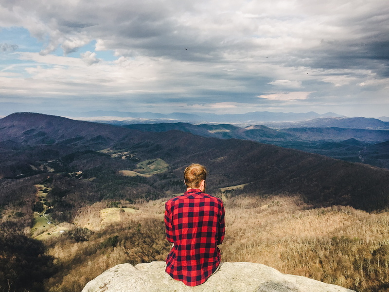 lifestyles, nature, tranquil scene, tranquility, holiday, rear view, vacations, sky, scenics - nature, trip, mountain range, 2K, beauty in nature, casual clothing