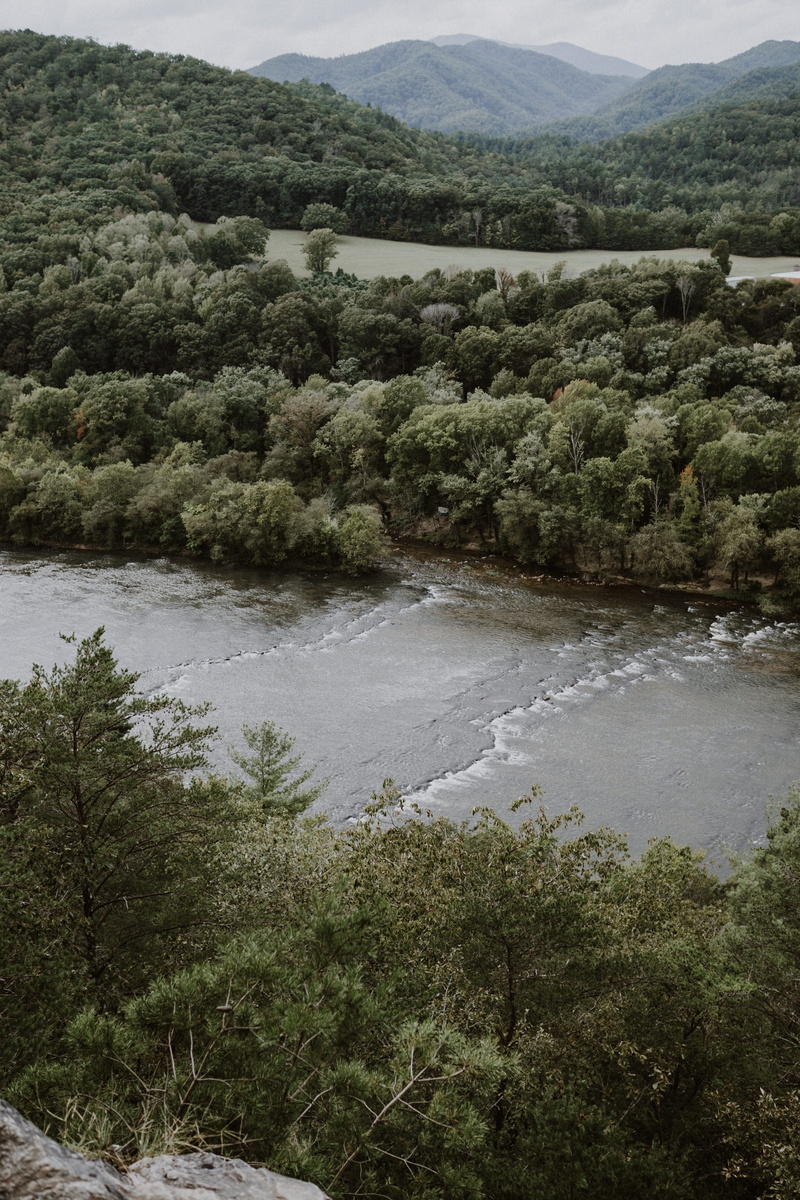 mountains, growth, appalachian trail, day, land, river, tranquil scene, plant, overlook, tree, mountain, nature, water, 5K, landscape, hot springs, green color