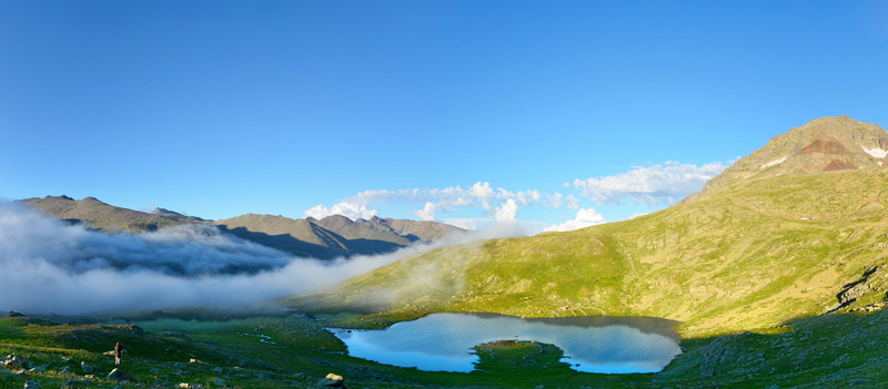 clouds, travel destinations, season, Landscape, mountain peak, from gateway, summer, environment, grassland, natur, ispir, background, rize, green, grass