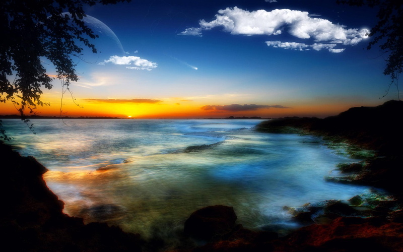 nature and landscapes, breath, clouds, 1080P, take, nature, beach